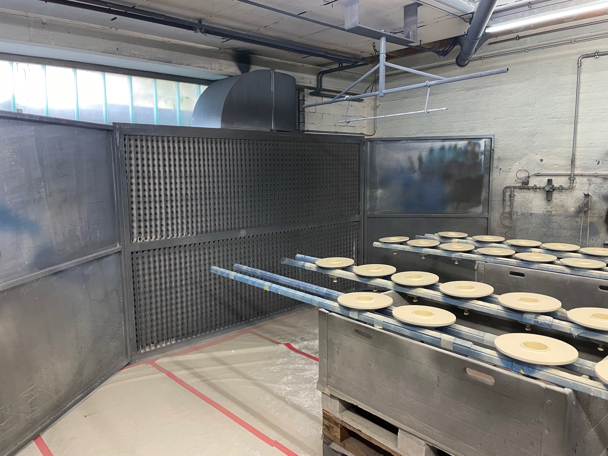 Spritzwand für Nasslackierungen