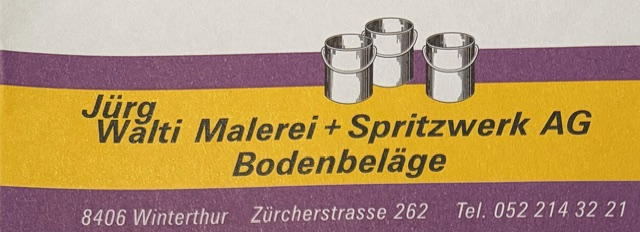 Jörg Walti Malerei und Spritzwerk